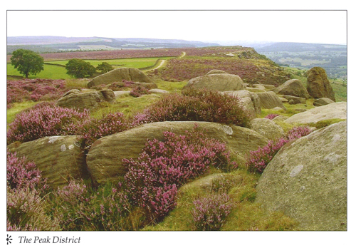 Curbar Edge postcards